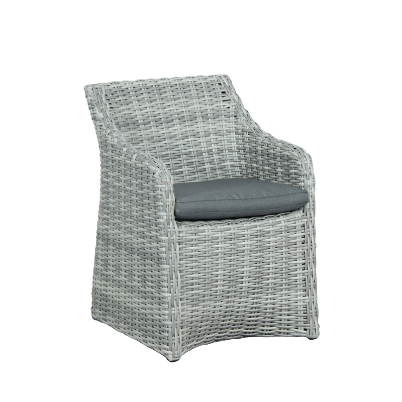 Boca Outdoor Dining Chair - Grey