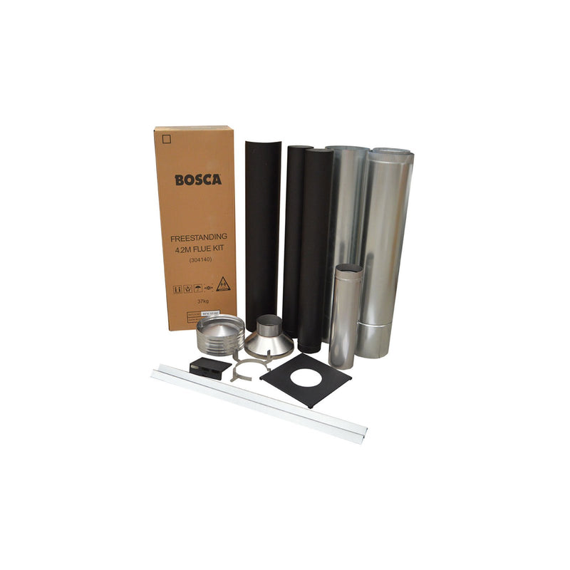 Jayline/Bosca FS 4.2m Flue Kit & Single Flue Shield MkI